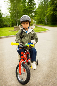 child-on-bike