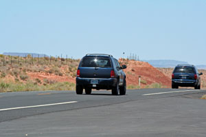 Following cars